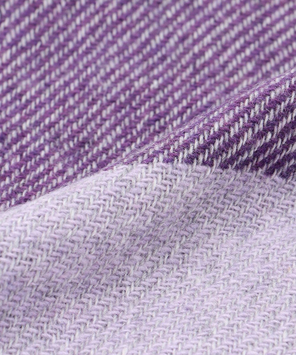 JOSEPH ABBOUD 【イタリア製・カシミヤ混】トーンオントーンチェック ストール 