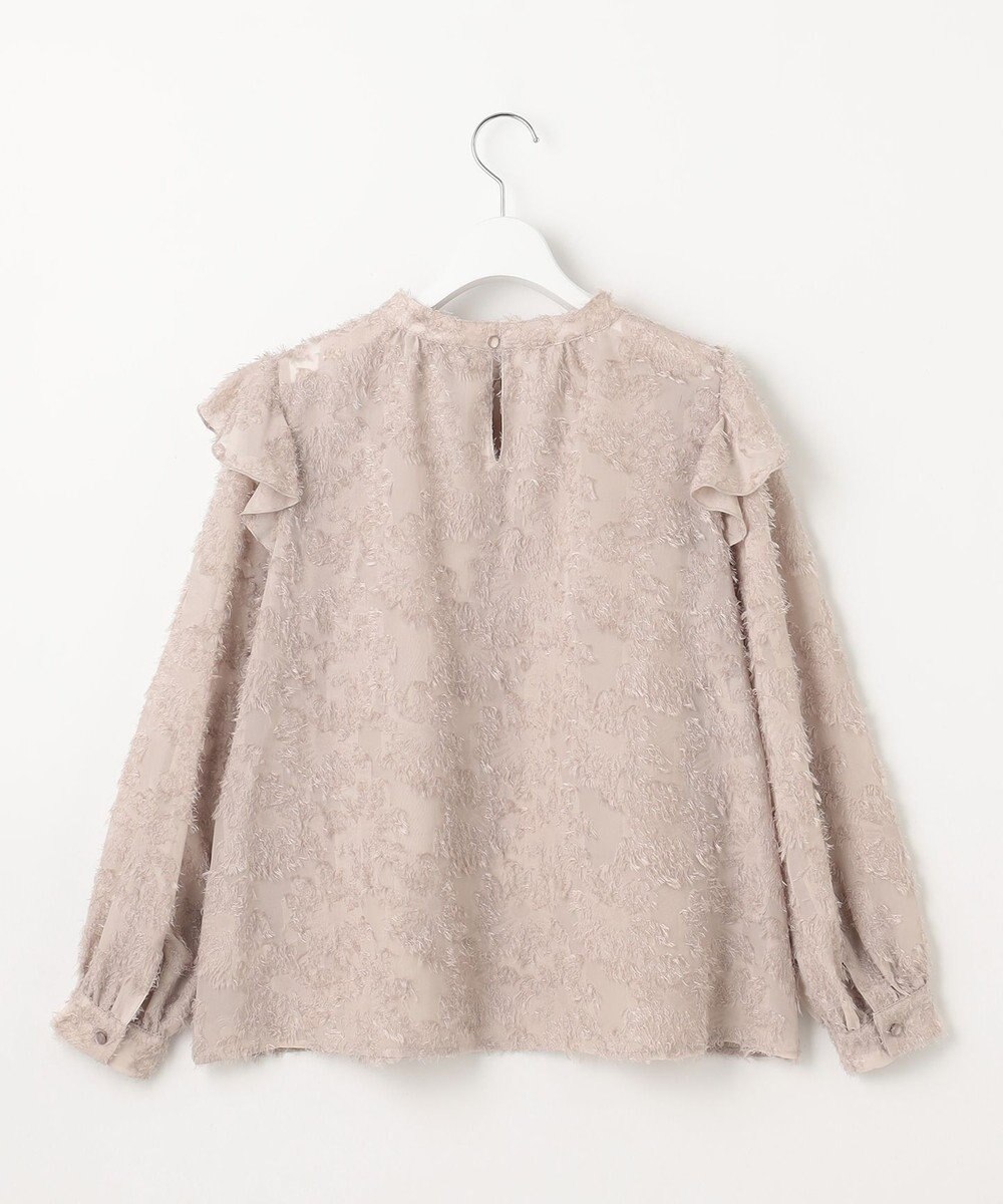 Feroux 【洗える】ジャガードブラウス 