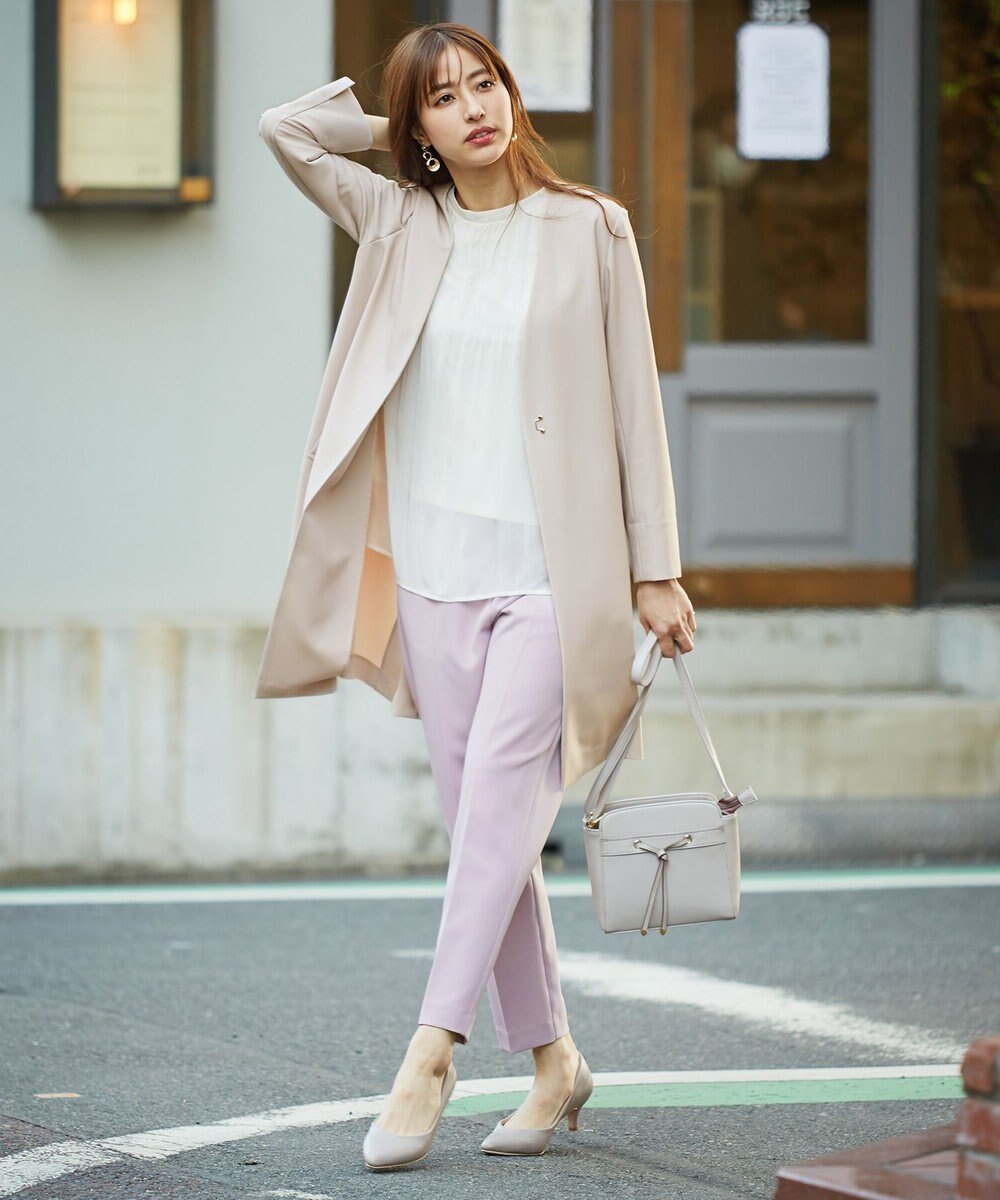 ANY SIS ハイウエストテーパード パンツ 