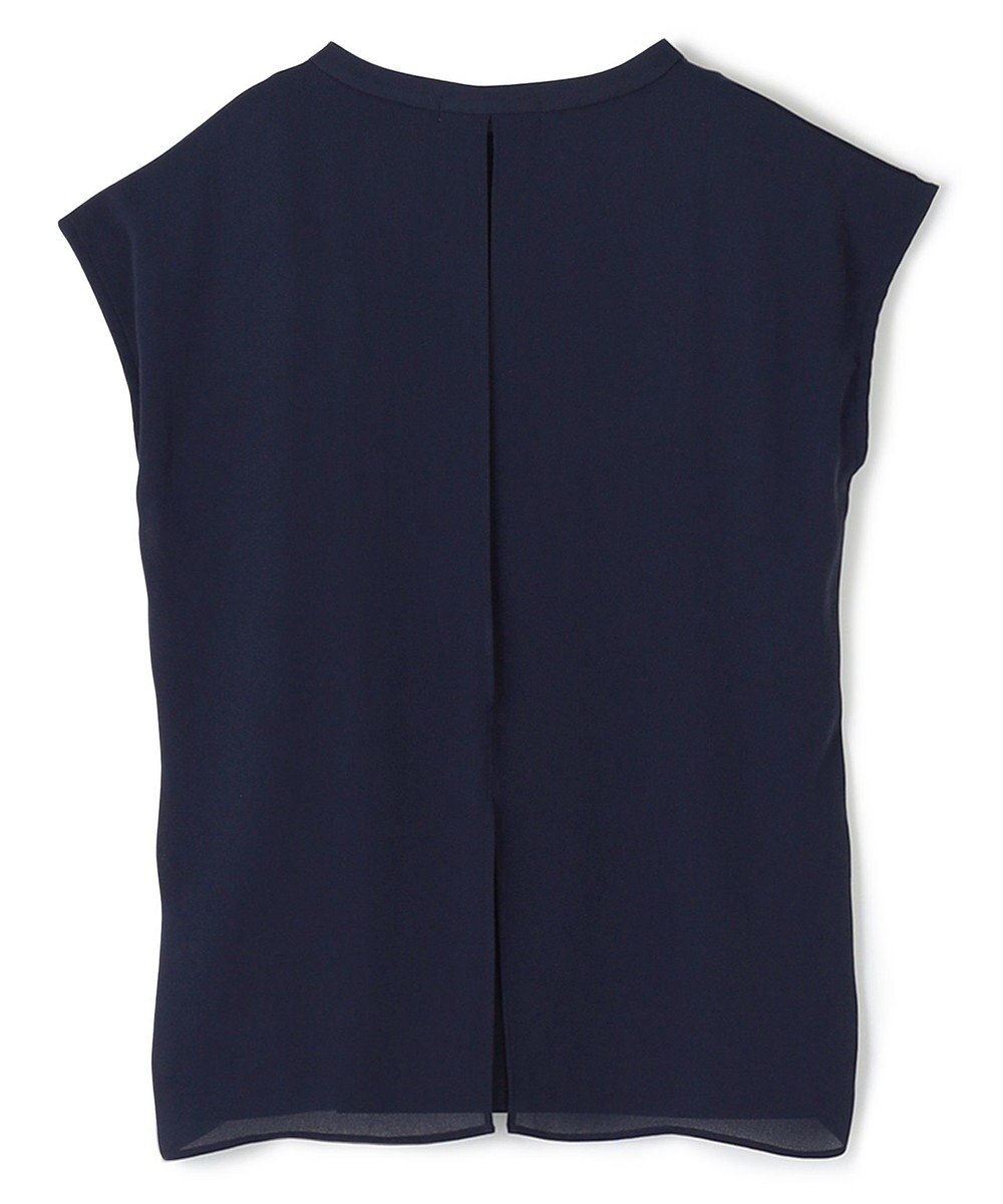 BEIGE， 【WEB限定・洗える】MELISSA / バックシフォンスキッパー半袖トップス 