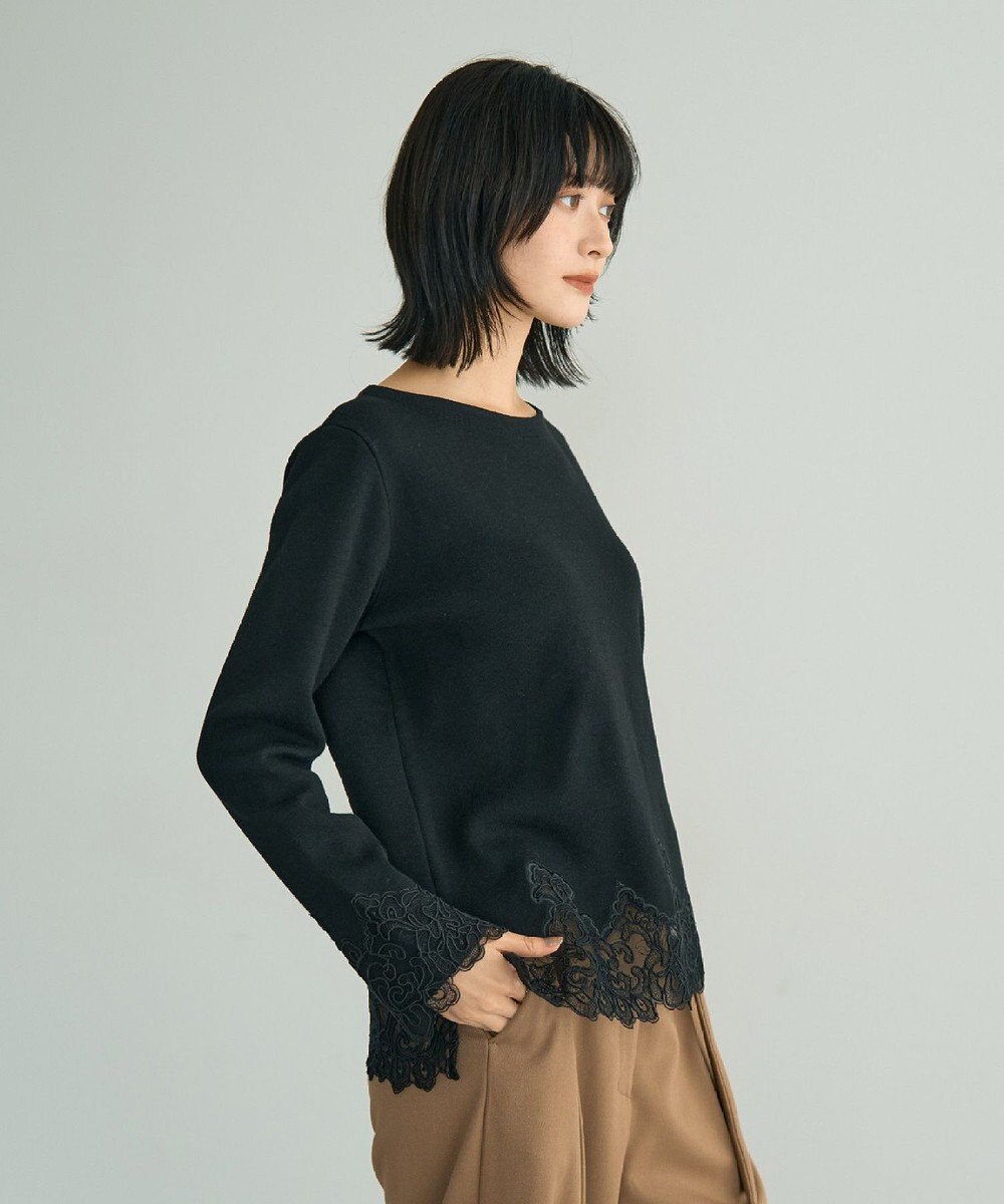 YECCA VECCA レースヘムニット 