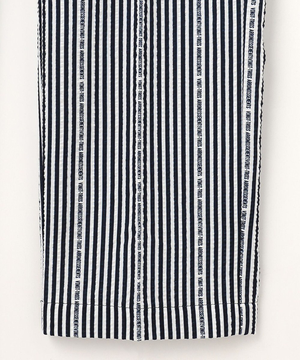 23区GOLF 【MEN】【撥水】ロゴストライプパンツ 