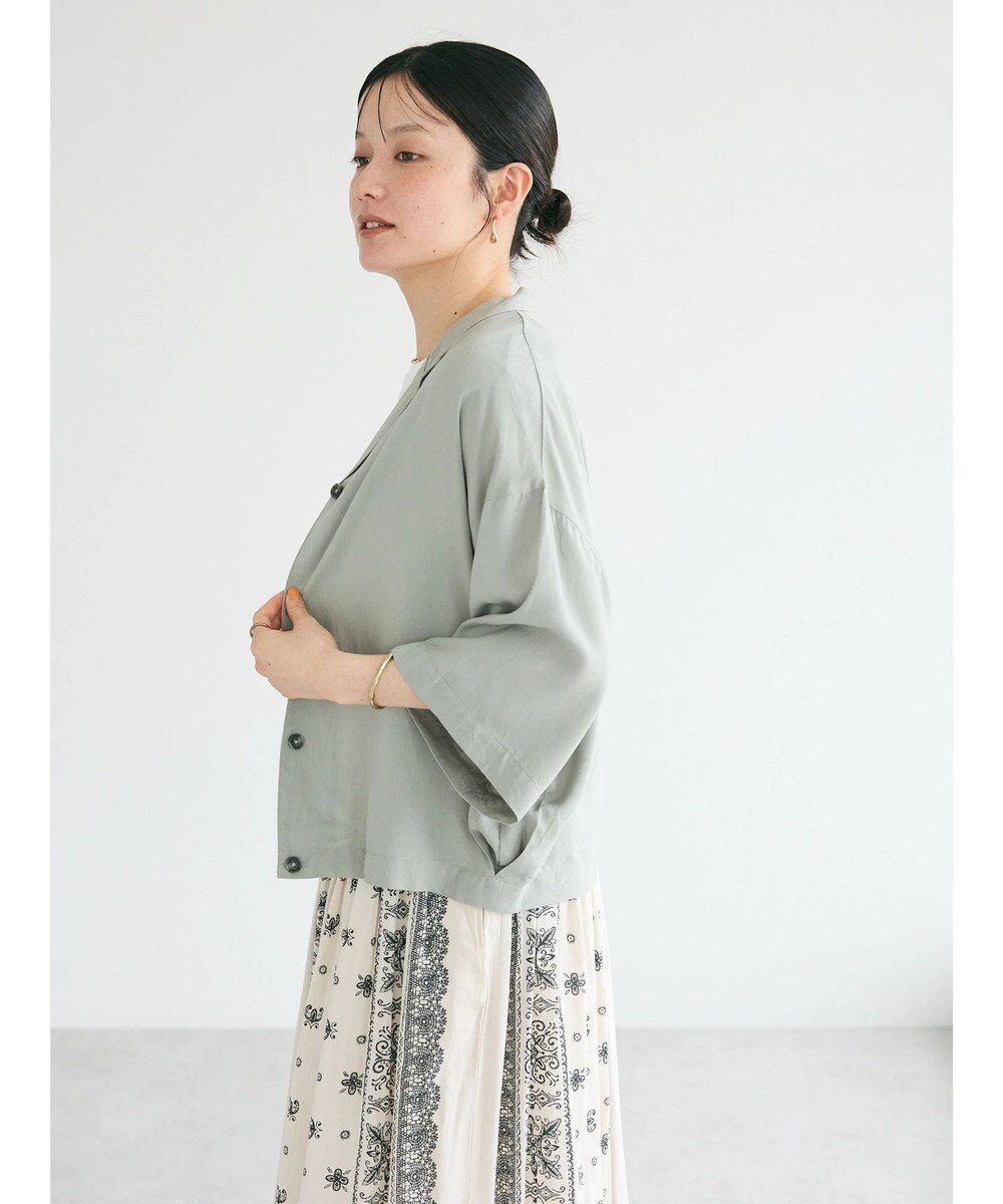 CRAFT STANDARD BOUTIQUE レーヨンワイドシャツ 