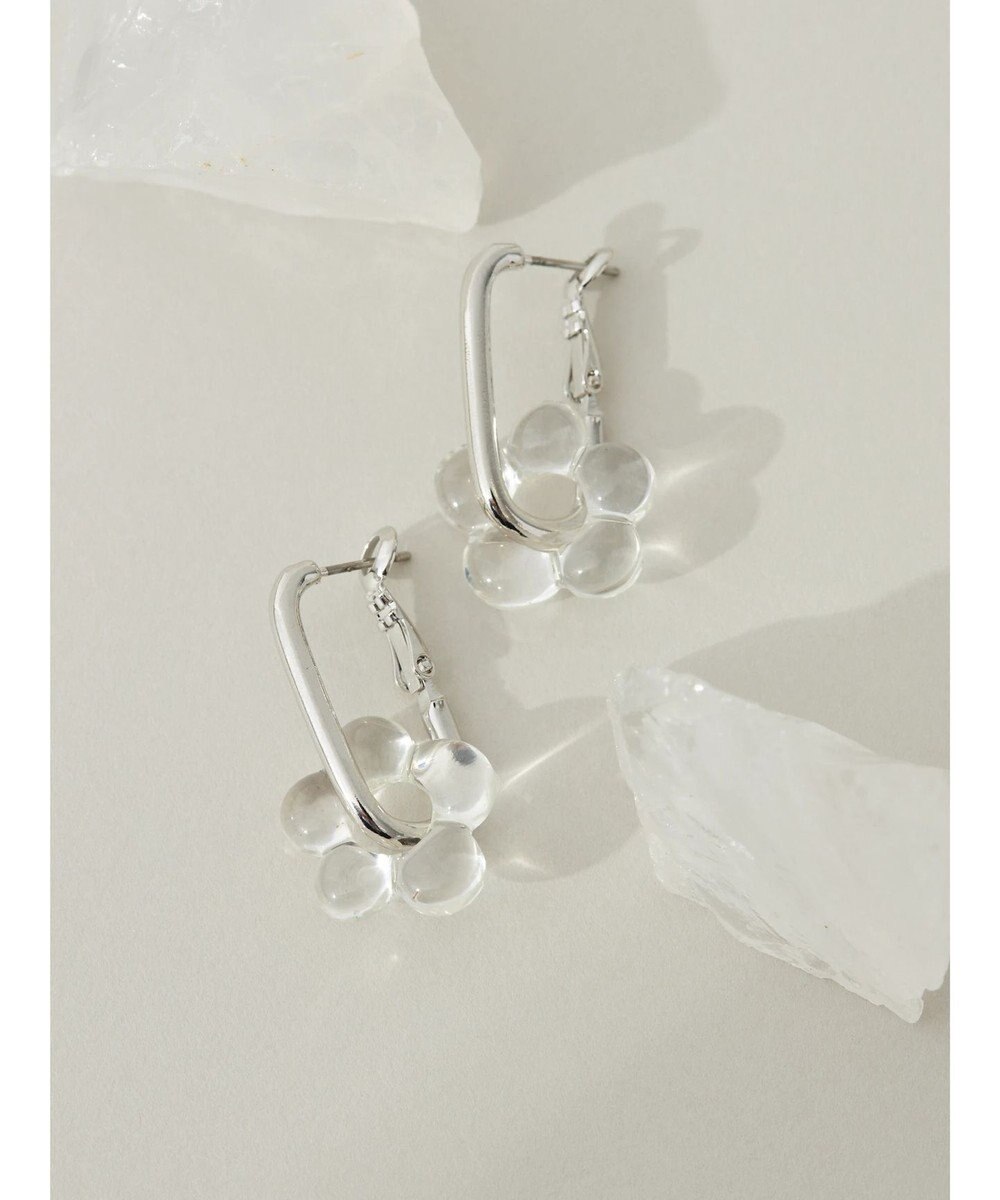 Green Parks ・ＨＡＬＦ　ＴＩＭＥ　２ＷＡＹモノトーンフラワーピアス 