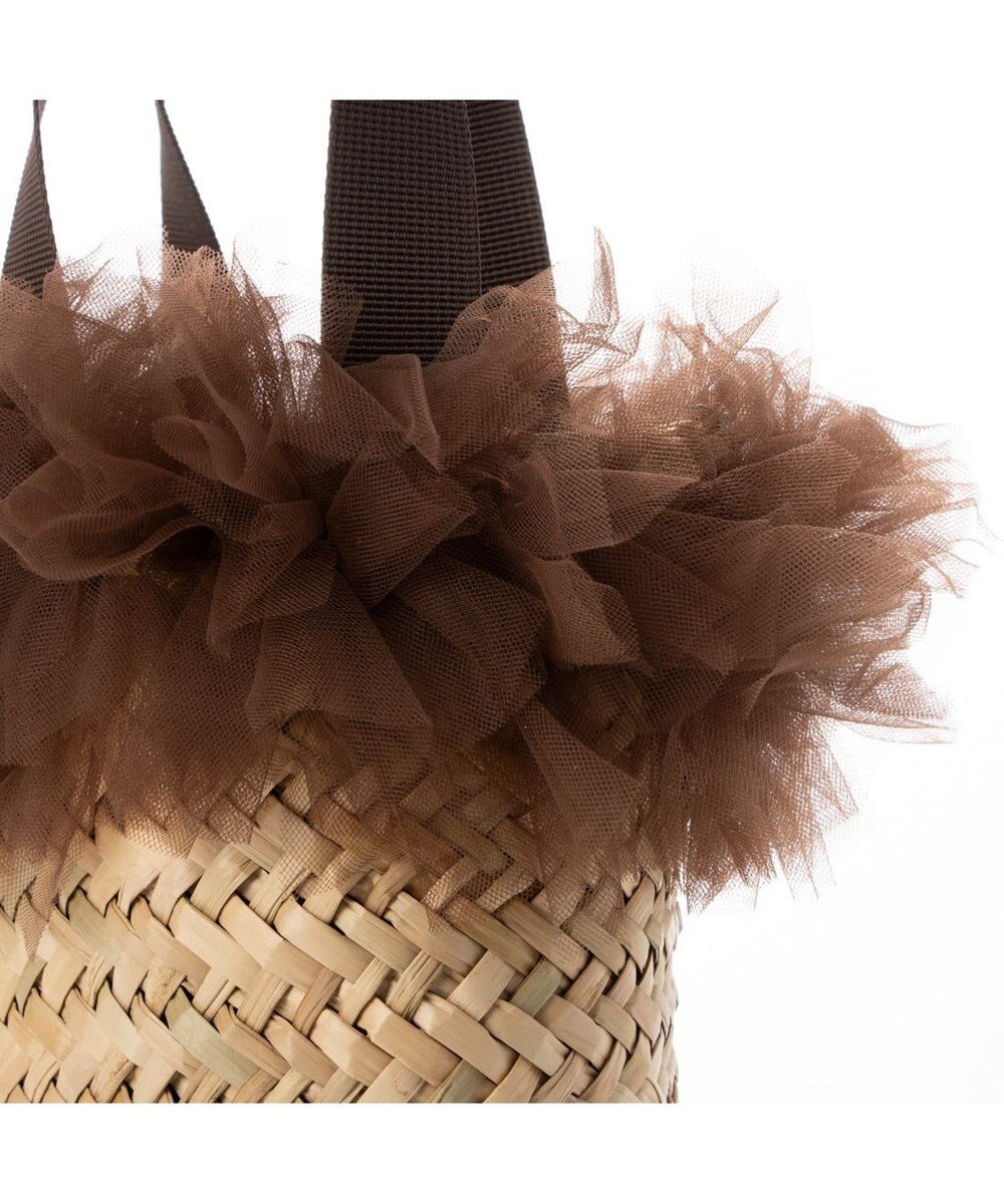 UNBILLION カカトゥ kakatoo / チュールフリンジミニ2wayカゴバッグ 