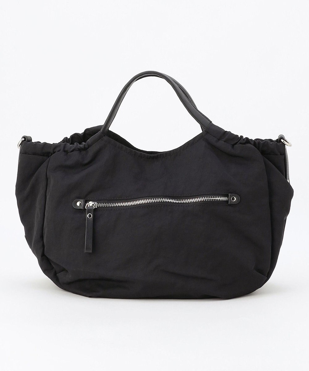 LA BAGAGERIE 【MONICA】サイドギャザー2WAYトートバッグ Mサイズ 