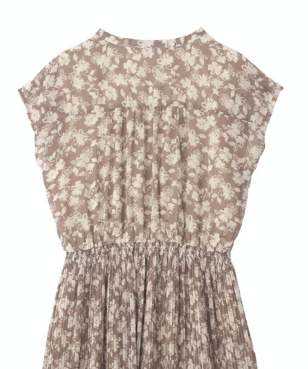 YECCA VECCA 花柄プリーツワンピース 