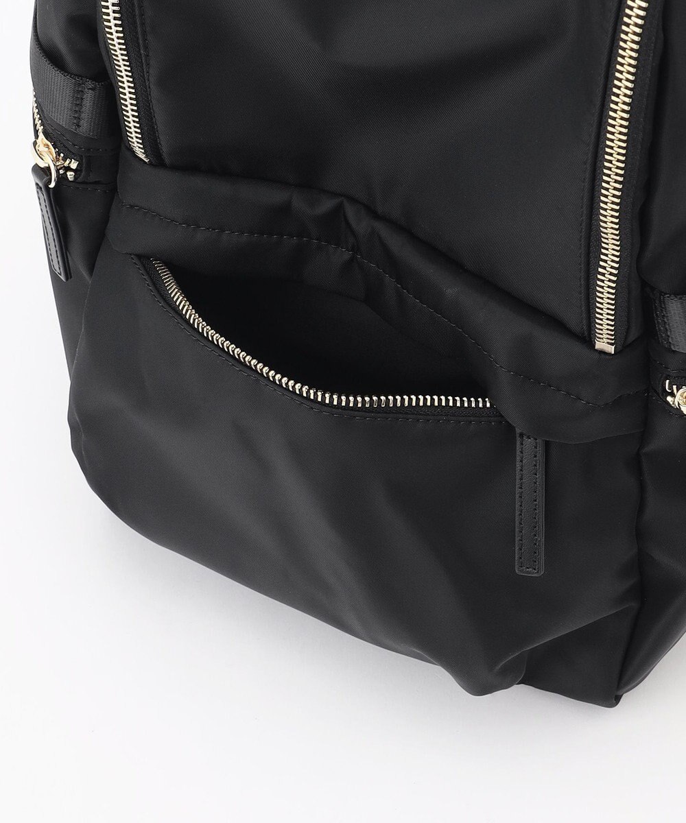 ICB 【A4サイズ収納可・容量約14L】8ポケットメタルファスナー ナイロンリュック 