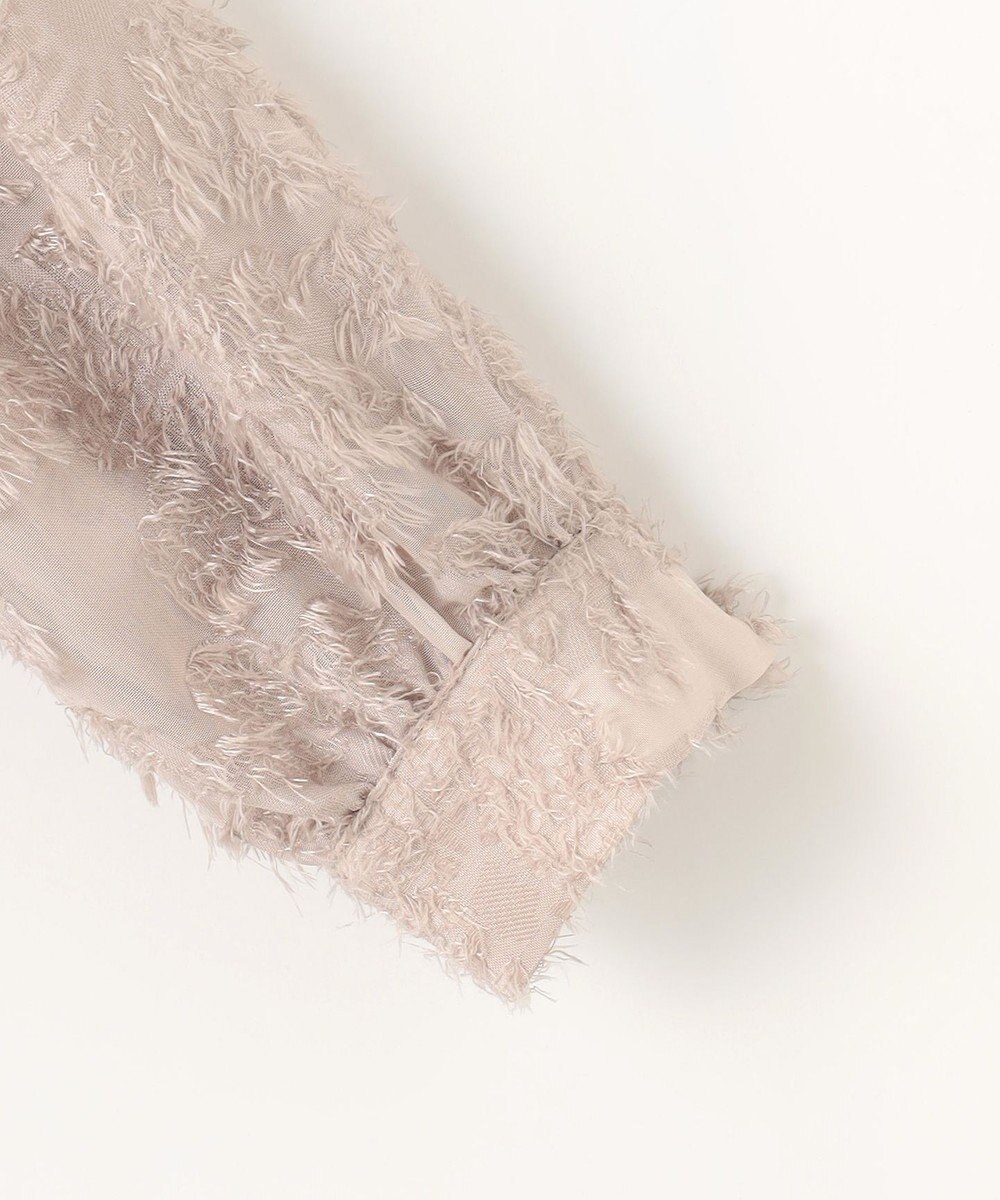 Feroux 【洗える】ジャガードブラウス 