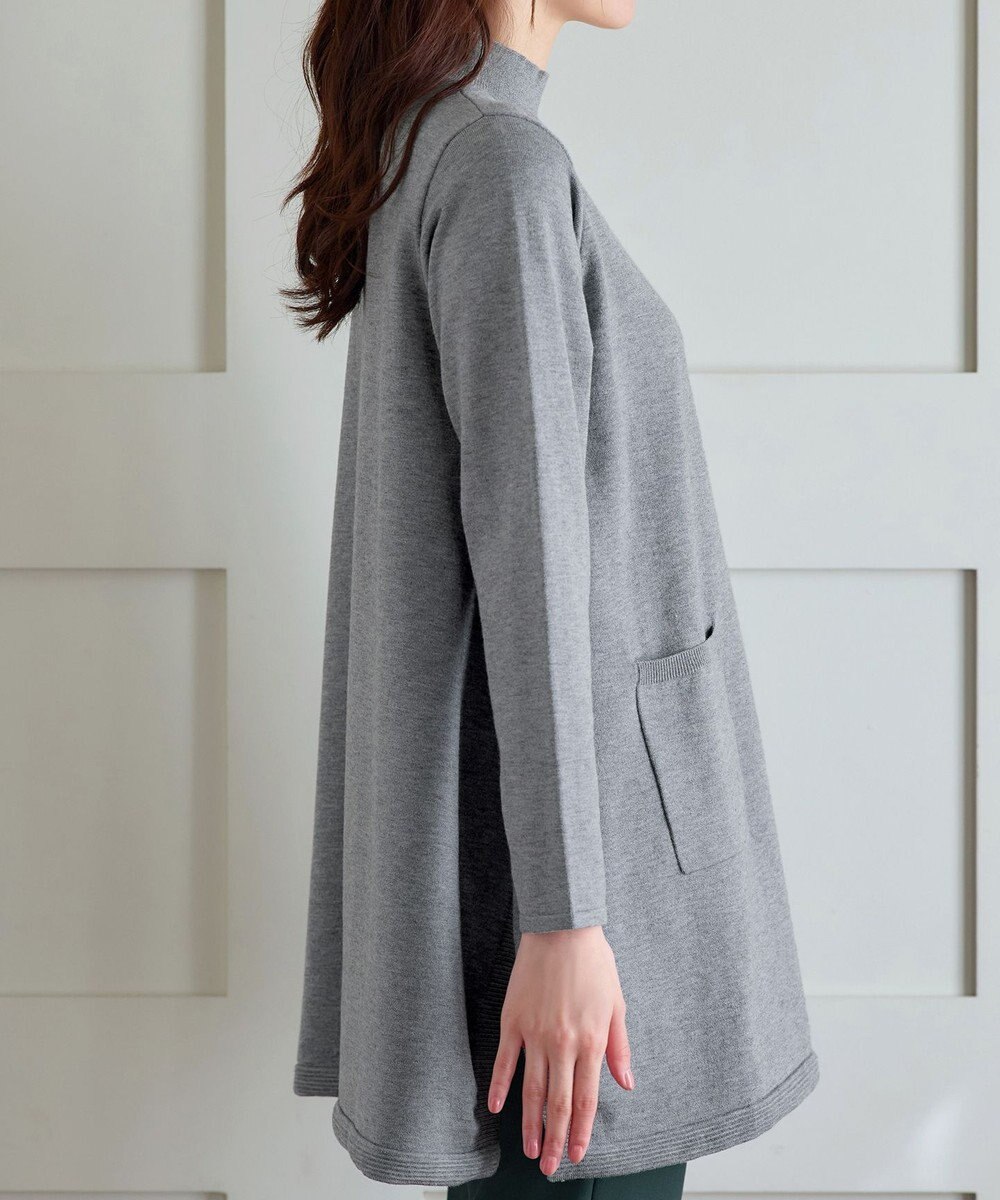 Tiaclasse ポケット付きニットチュニック 