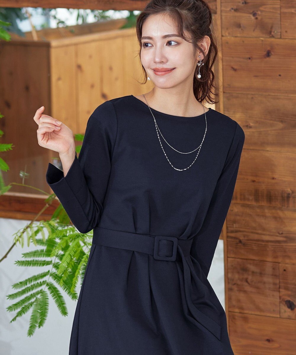 Tiaclasse 【安田美沙子さん  小倉優子さん着用・日本製】大人可愛い2連風チェーンネックレス 