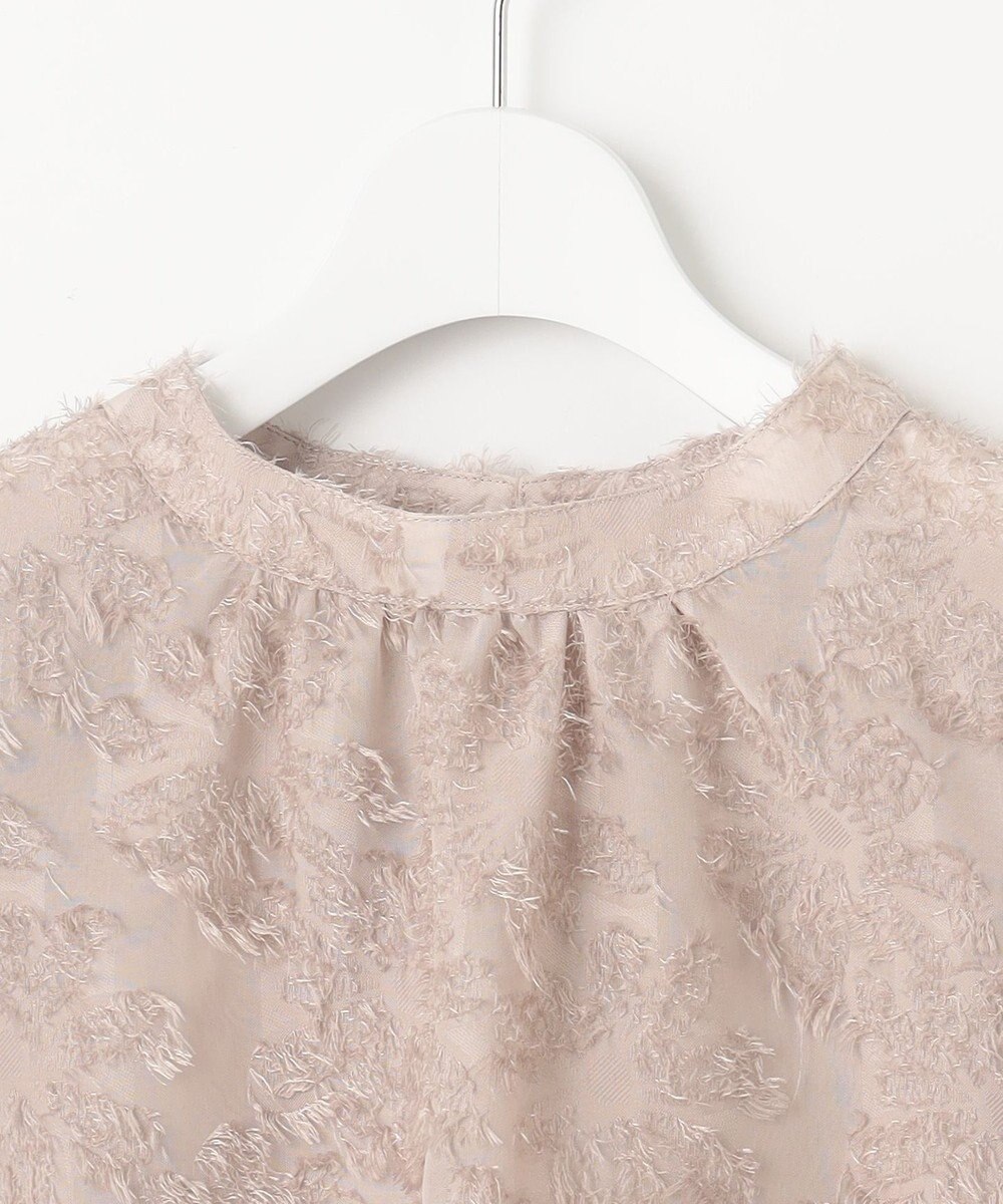 Feroux 【洗える】ジャガードブラウス 