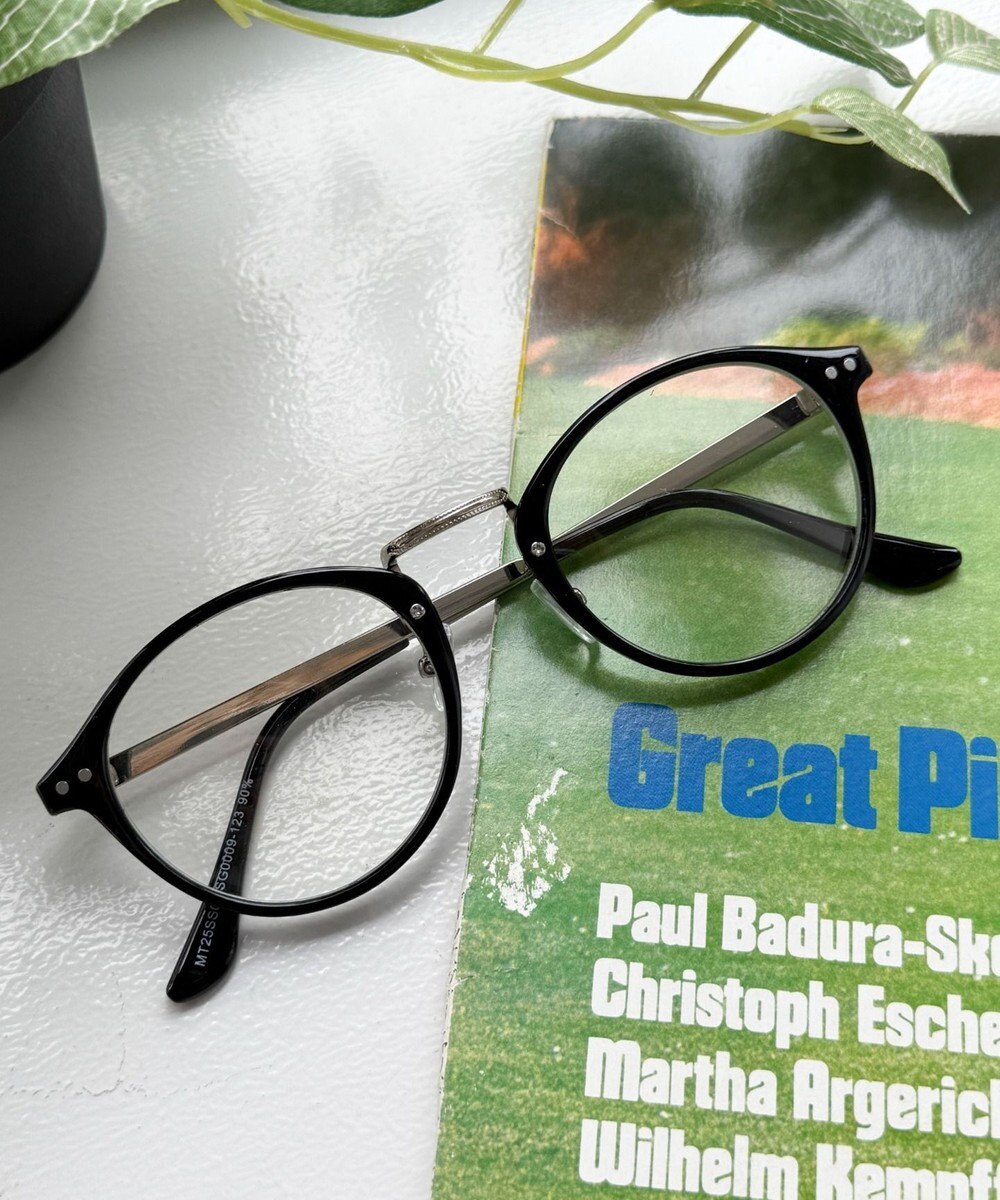 WEGO 【ユニセックス着用ITEM】セルフレームクリアレンズアイウェア 