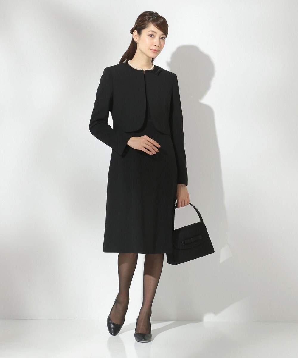 組曲 NOIR モランナ経二重 ジャケット+ワンピース 