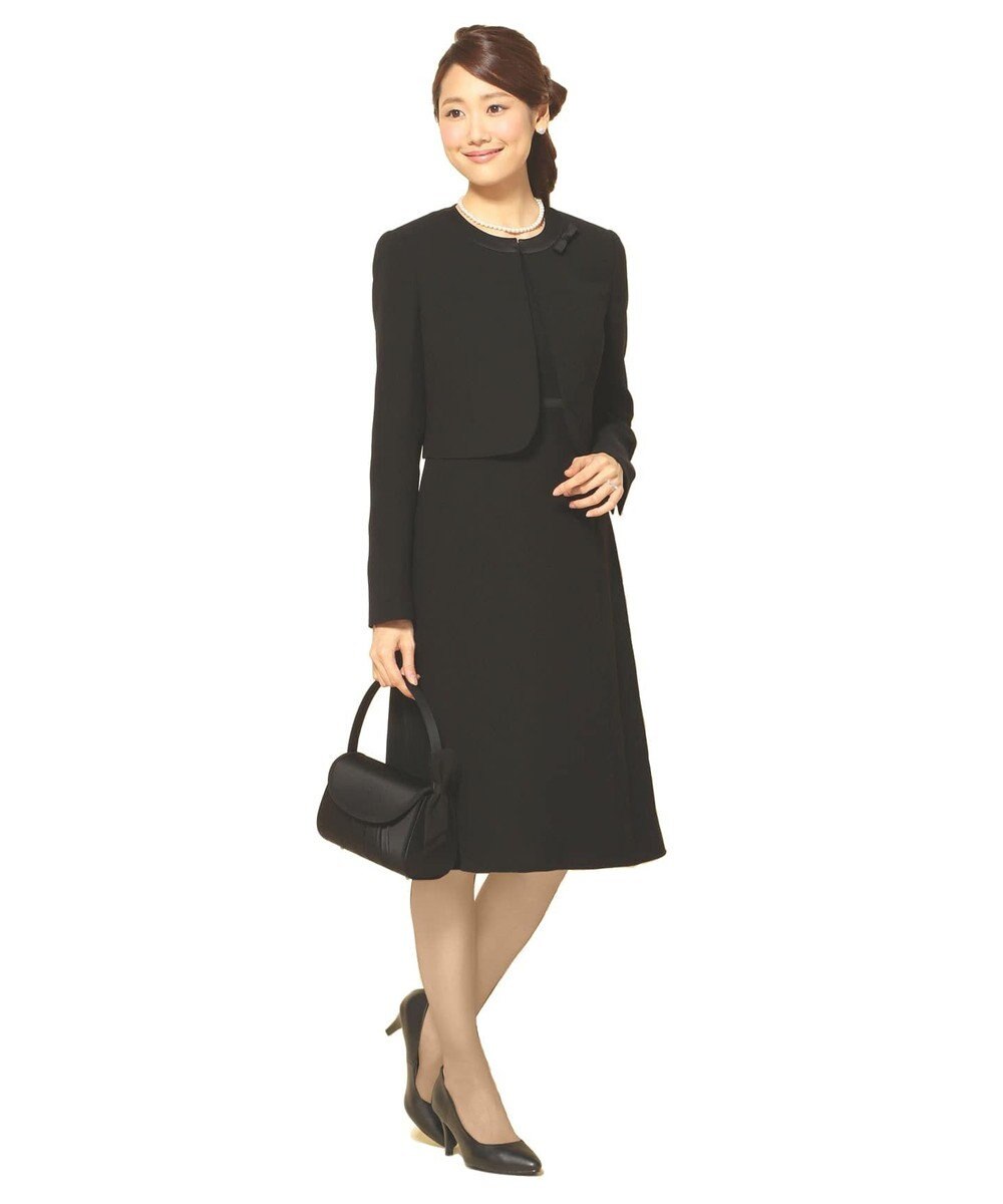 組曲 NOIR モランナ経二重 ジャケット+ワンピース 