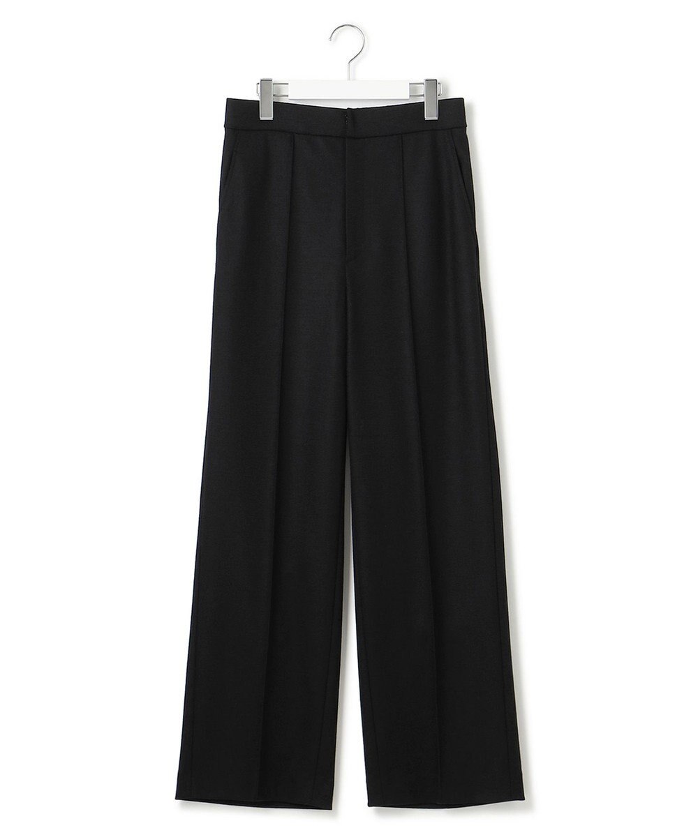 23区 ウールミルドジャージー セミワイド パンツ 