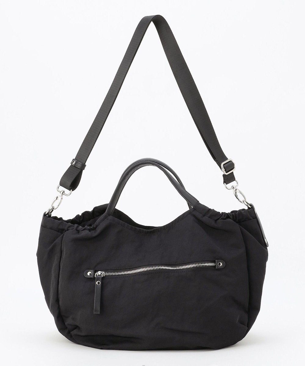 LA BAGAGERIE 【MONICA】サイドギャザー2WAYトートバッグ Mサイズ 