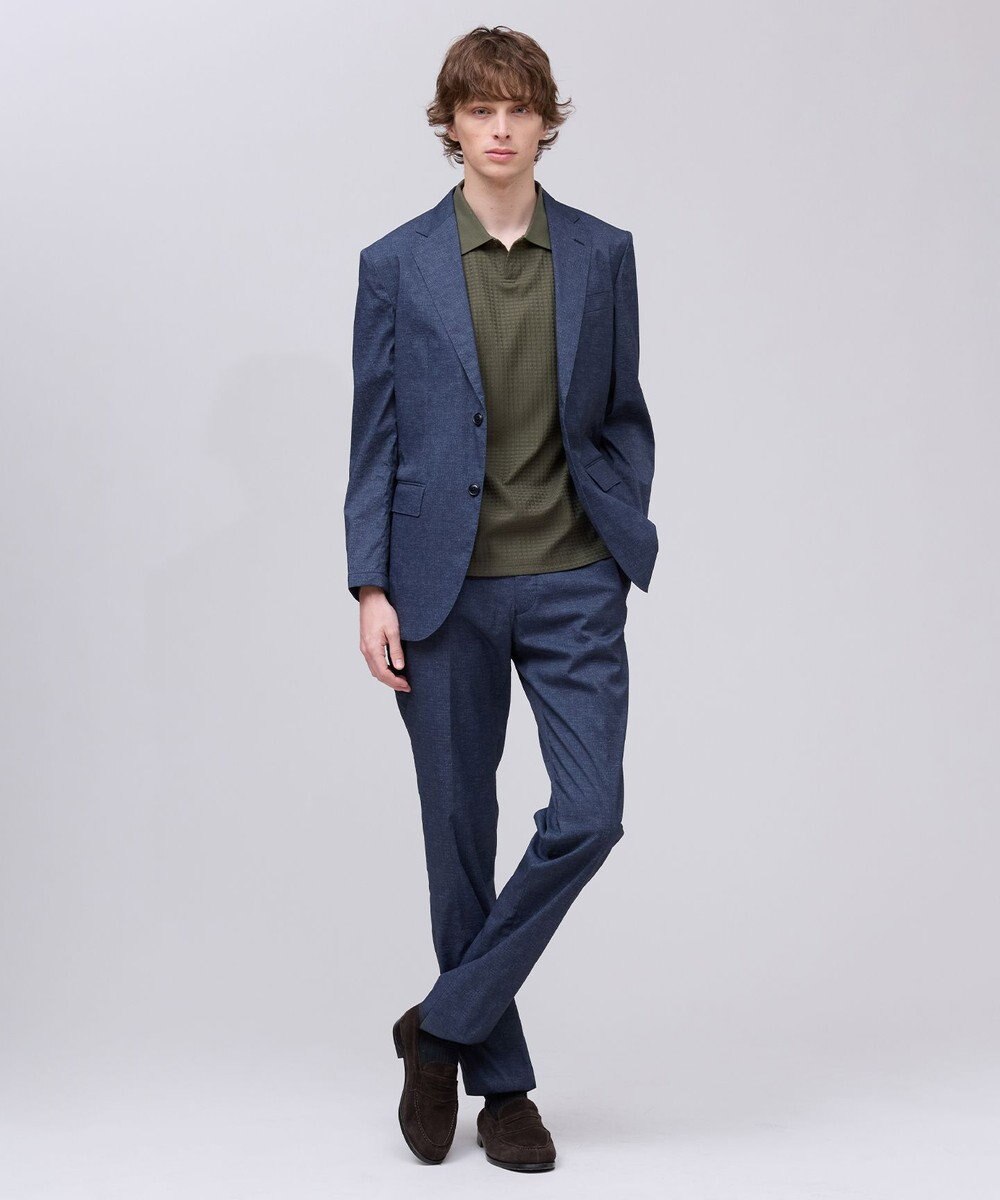 J.PRESS MEN 新色【MECHANICAL】【超軽量 / 清涼感 / 洗える】 ハイパワーストレッチ リネンルックジャケット_26年モデル 