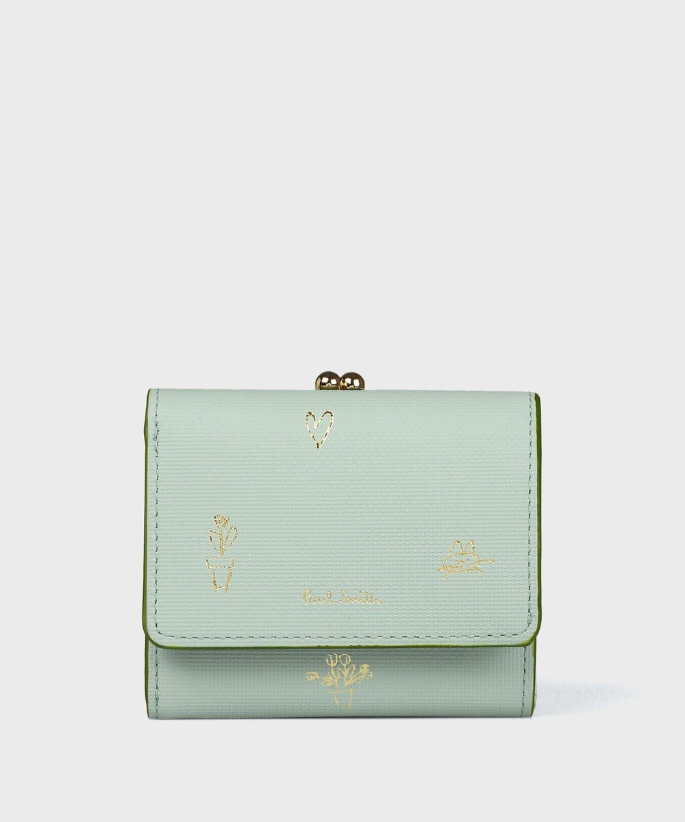 Paul Smith ミックスドゥードゥル ３つ折りがま口財布 