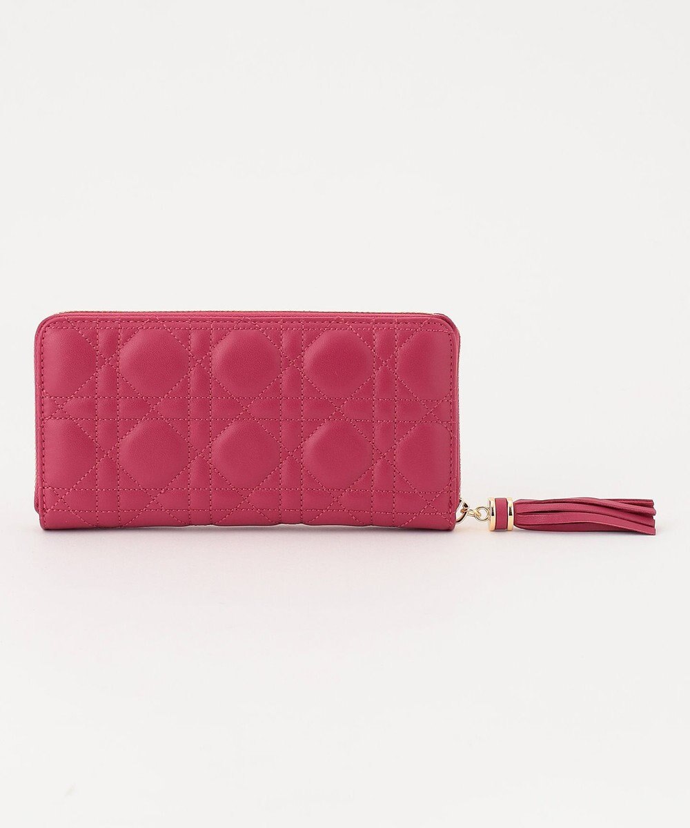 LA BAGAGERIE シープキルティング　ラウンドウォレット 