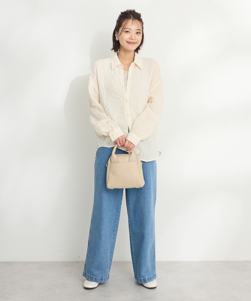 CRAFT STANDARD BOUTIQUE ポコポコワッシャーシャツ 