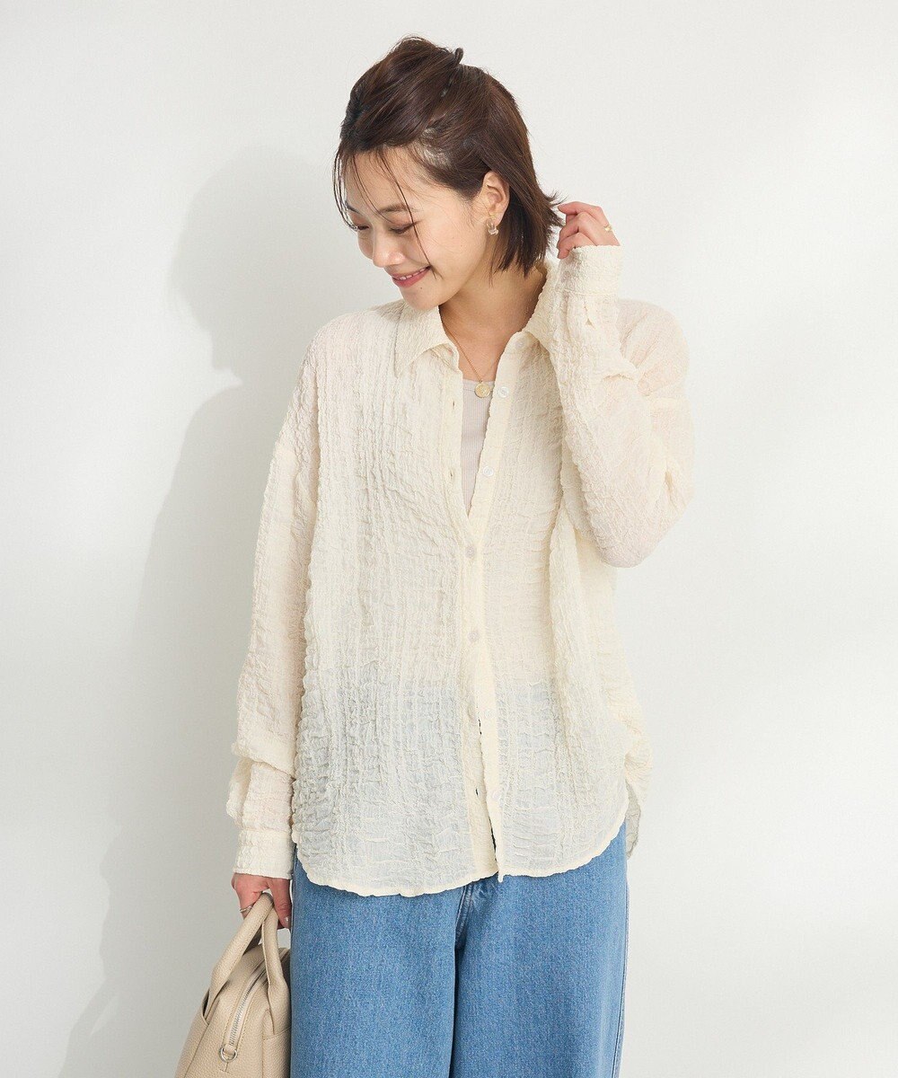 CRAFT STANDARD BOUTIQUE ポコポコワッシャーシャツ 