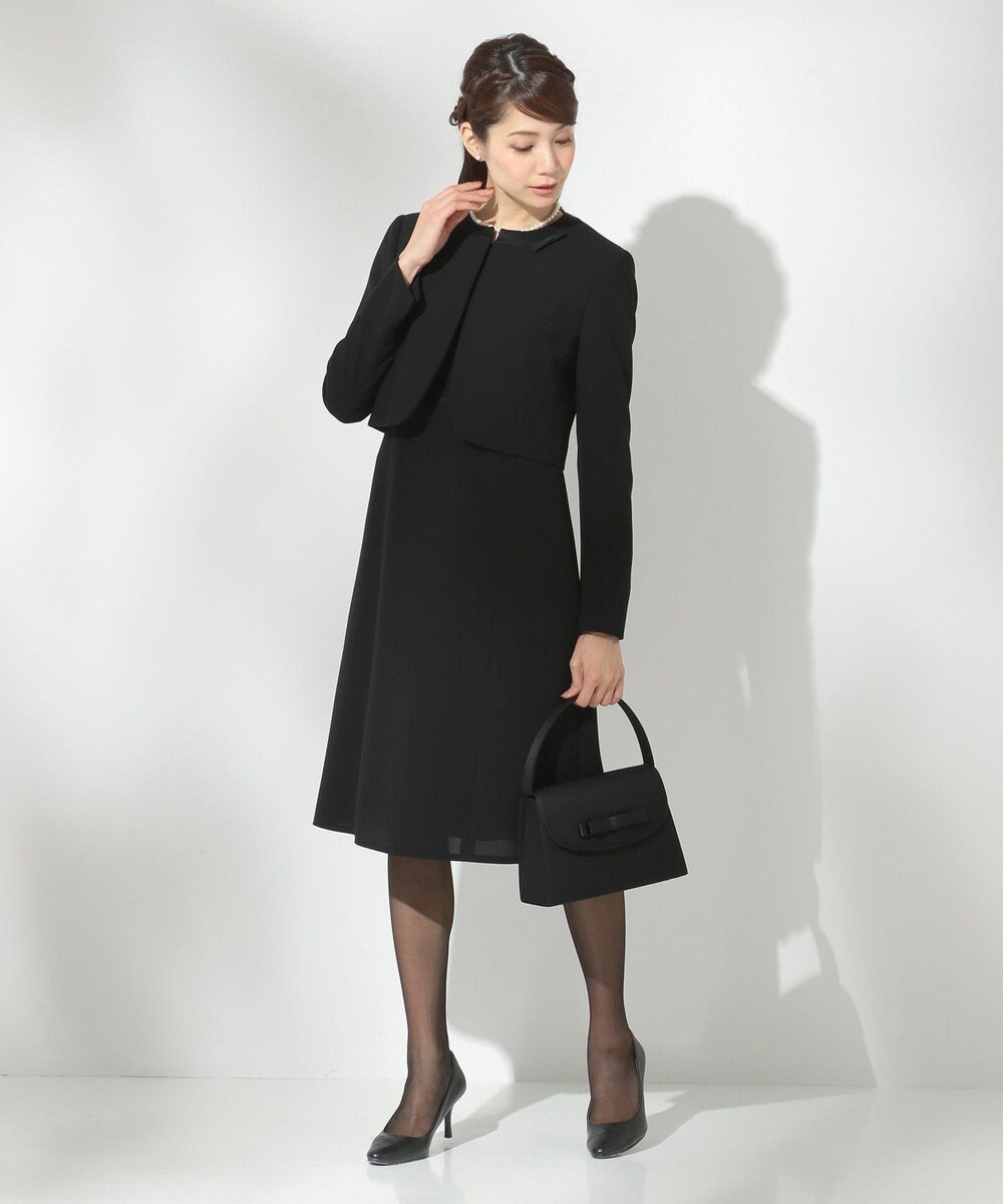 組曲 NOIR モランナ経二重 ジャケット+ワンピース 