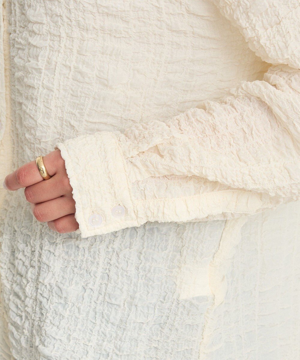 CRAFT STANDARD BOUTIQUE ポコポコワッシャーシャツ 