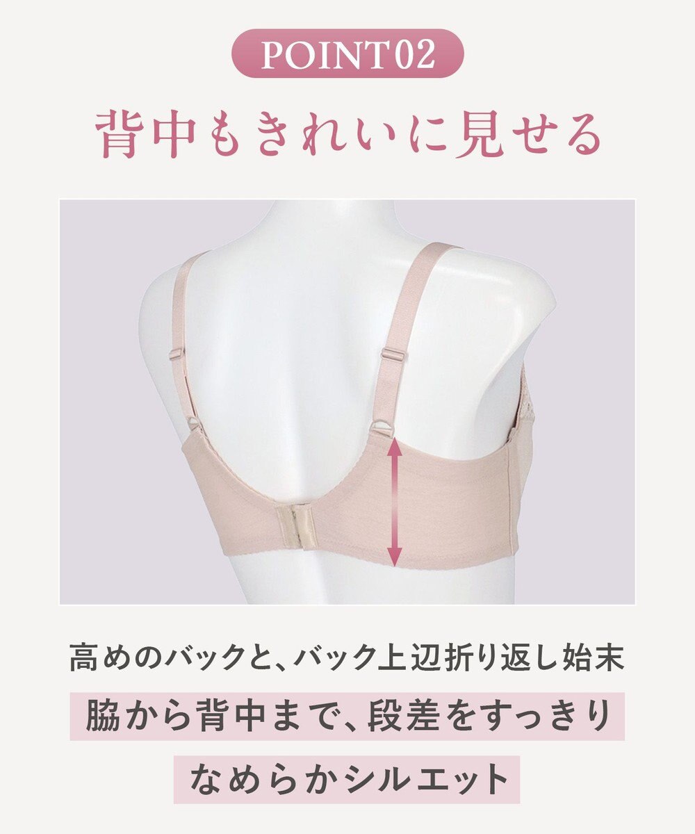 Wing ブラジャー バストをしっかり包みこむ 背中の段差を軽減 綿混(カップ肌側) フルカップブラ KB2115 ウイング／ワコール 