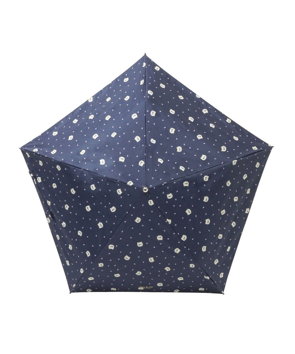 MOONBAT 【 遮光率100％/遮熱/UV/軽量】PAUL&JOE ACCESSOIRES(ポール&ジョー) 晴雨兼用日傘 ジプシー ネコ 折りたたみ傘 