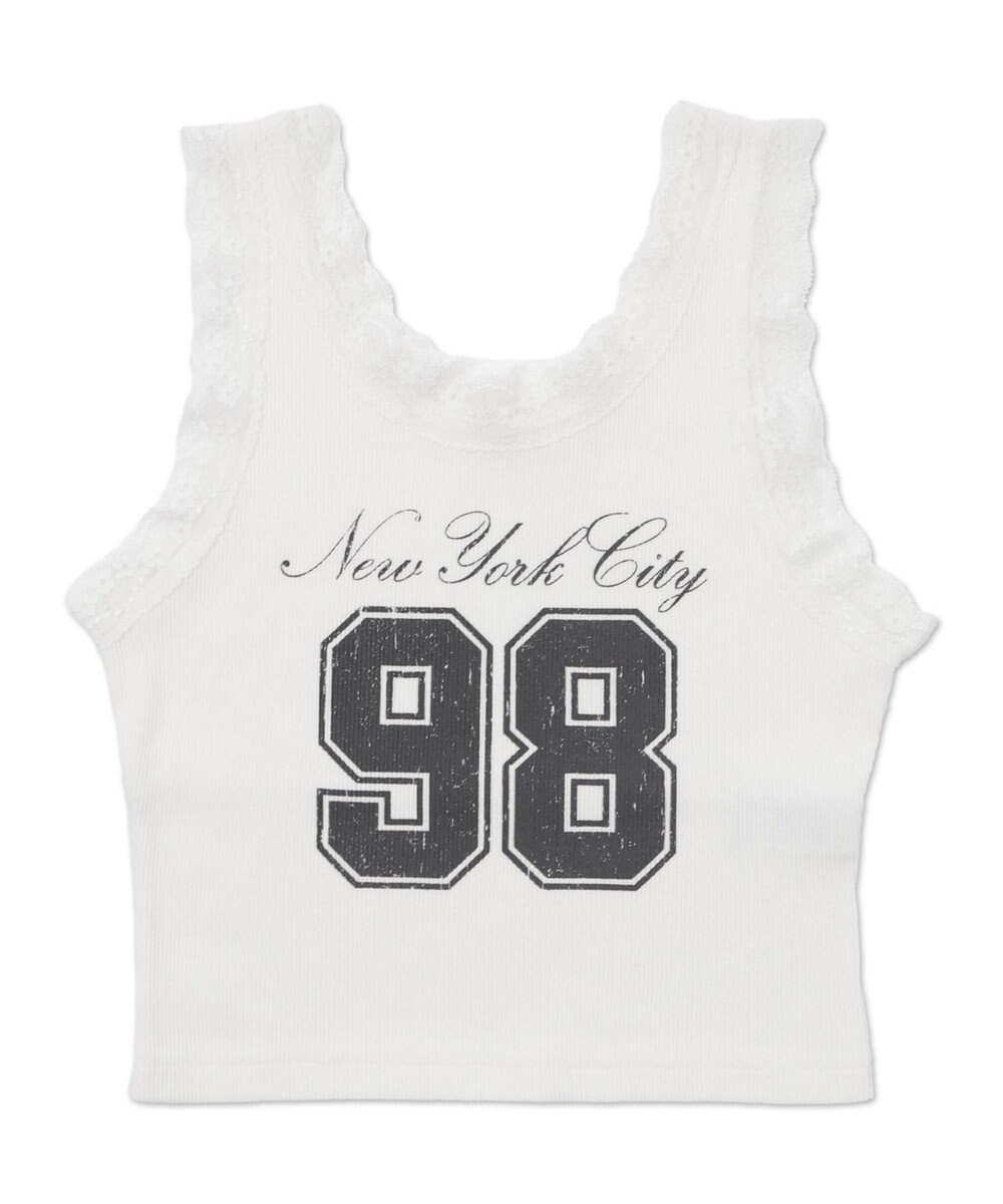 WEGO グラフィックレースタンク 