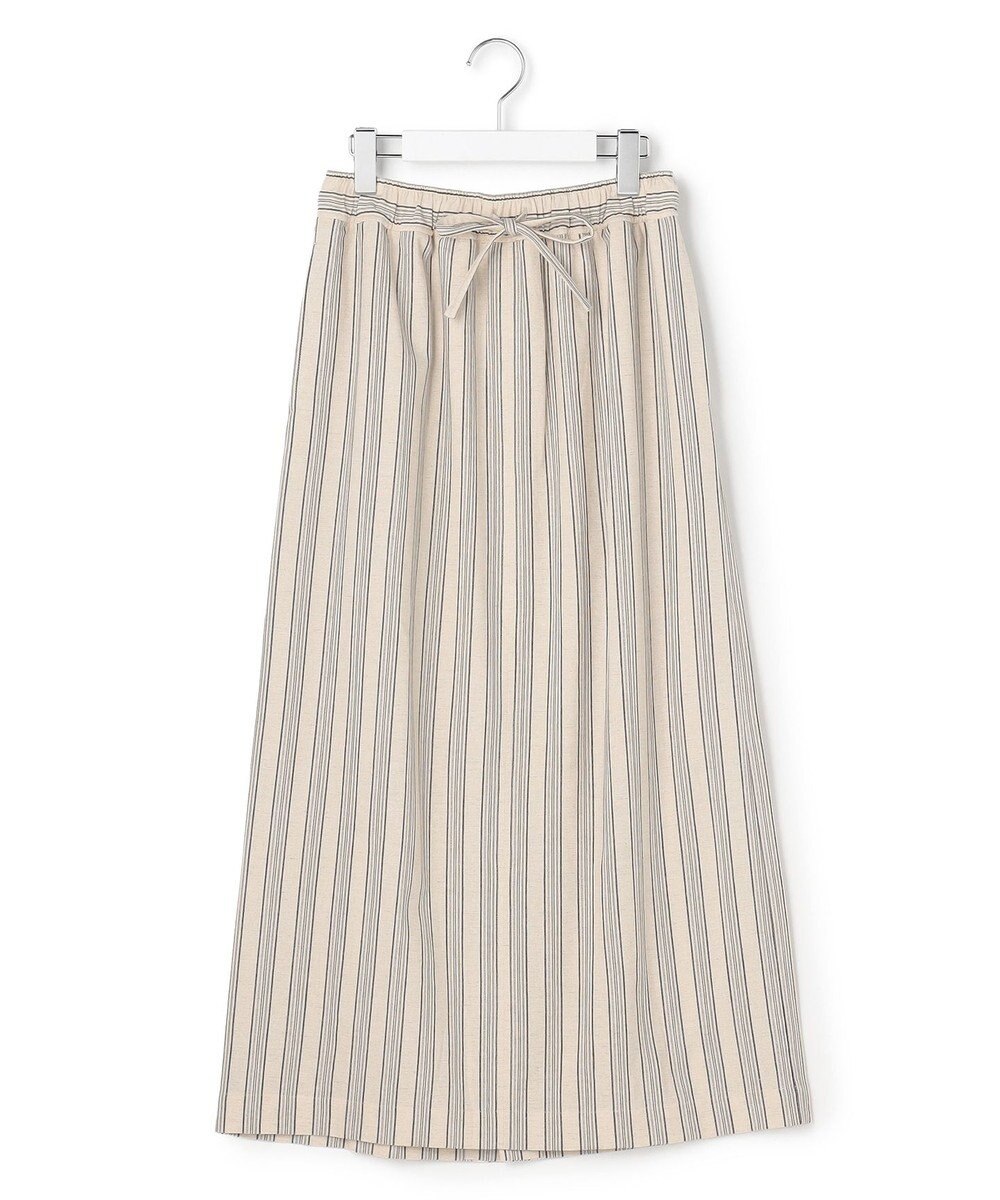 J.PRESS YORK STREET 【WOMEN】リネンストライプ スカート 