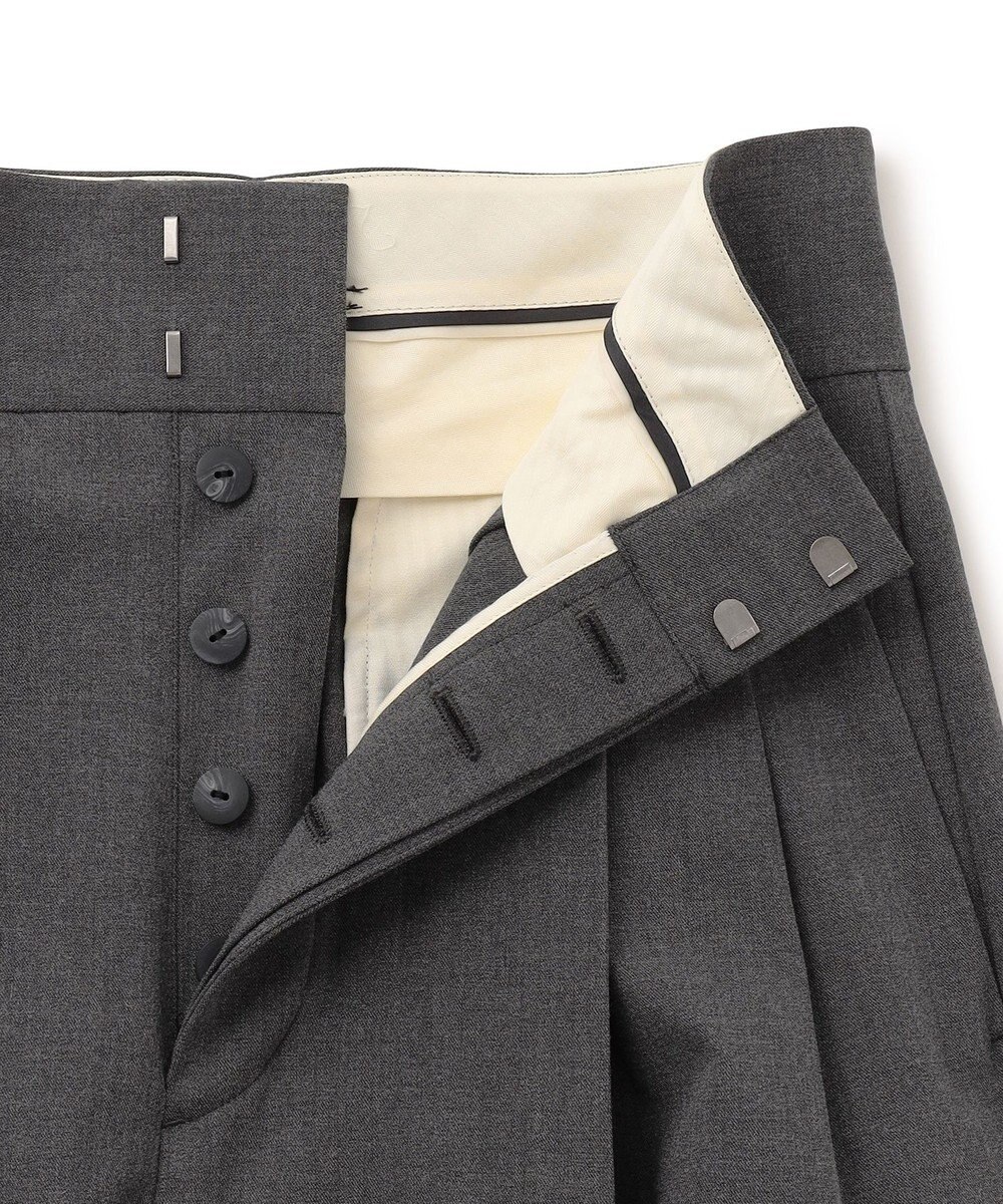 uncrave TRツイル ワイドトラウザー 