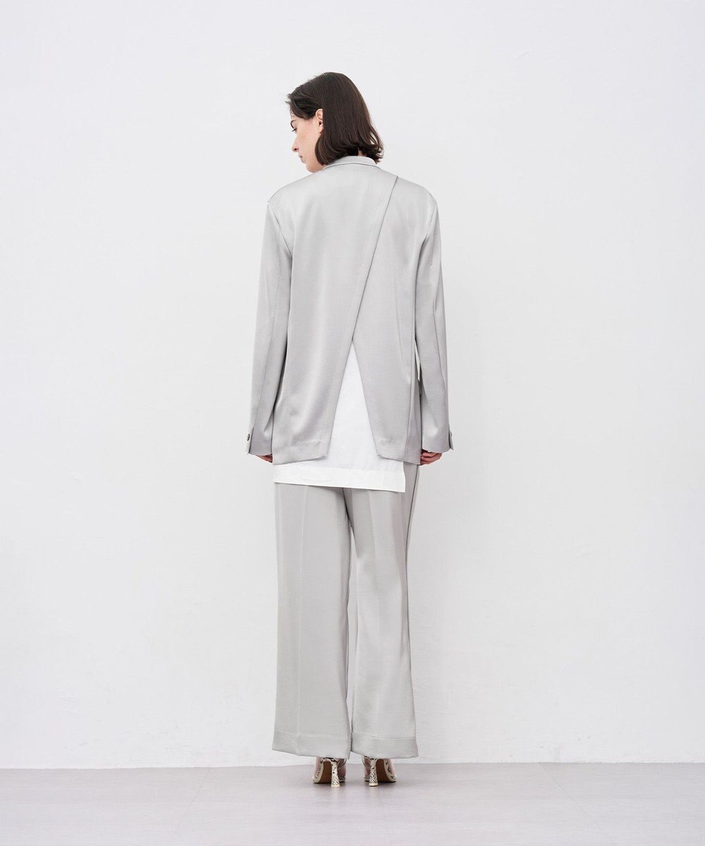 uncrave シャイニーダブルサテン ジャケット 