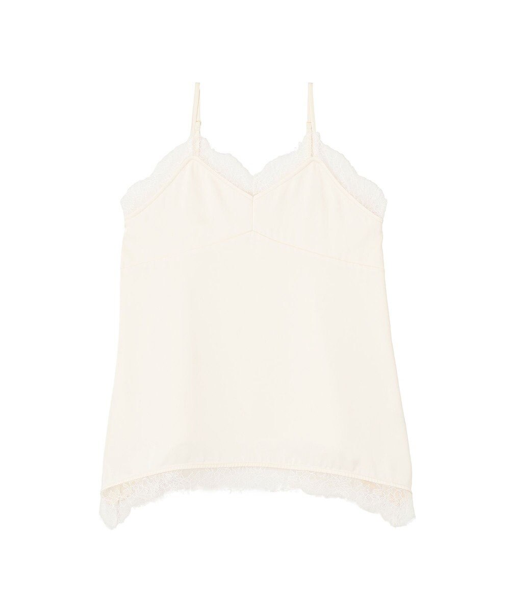 earth music&ecology 【予約】ランジェリーライクレースキャミ 