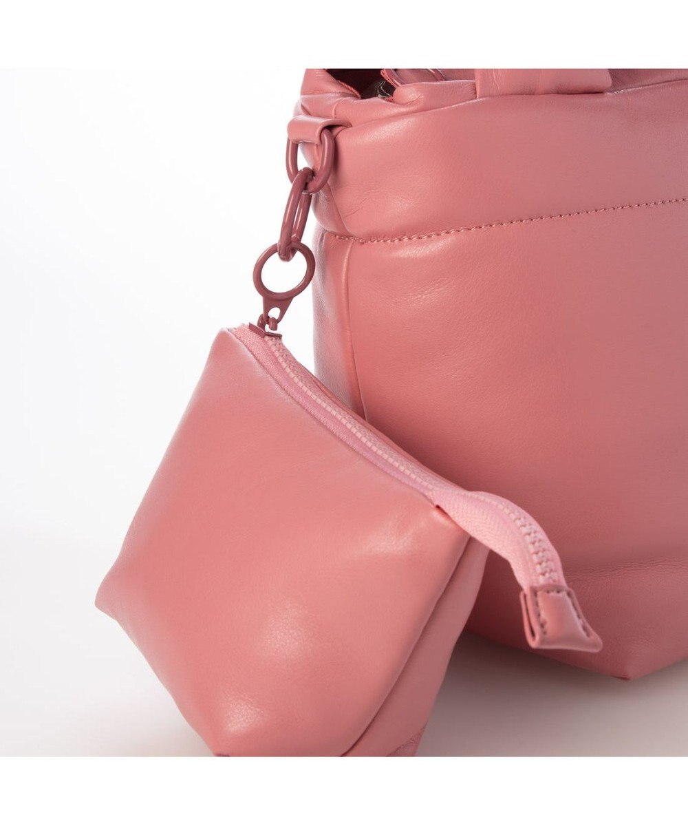 UNBILLION カシュカシュ cachecache / ポーチ付きパファーミニトートバッグ 