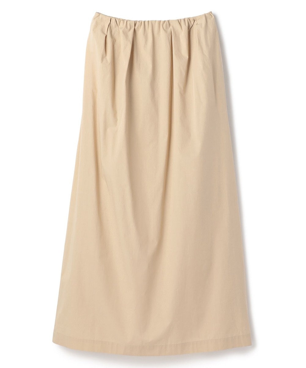BEIGE， MALLOW / コットンタック イージーフレアスカート 