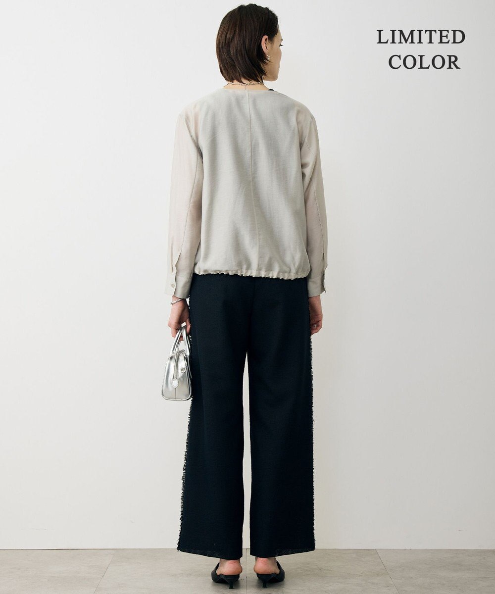 ICB 【先行予約・WEB限定カラーあり】 リヨセルナイロンワッシャー Vネックブルゾン 