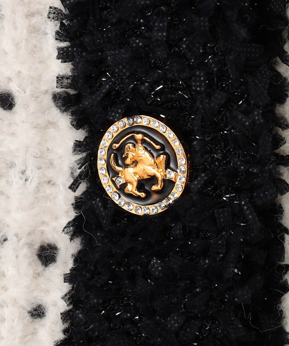 組曲 S 【組曲×setsuko sagittaire】サジテール釦ツイードニットジャケット 