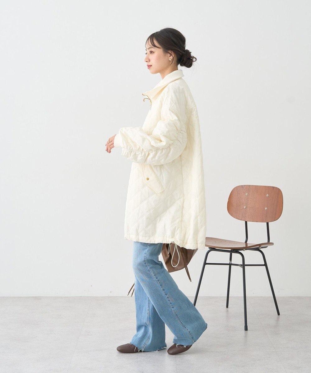 earth music&ecology キルティングバルーンコート 