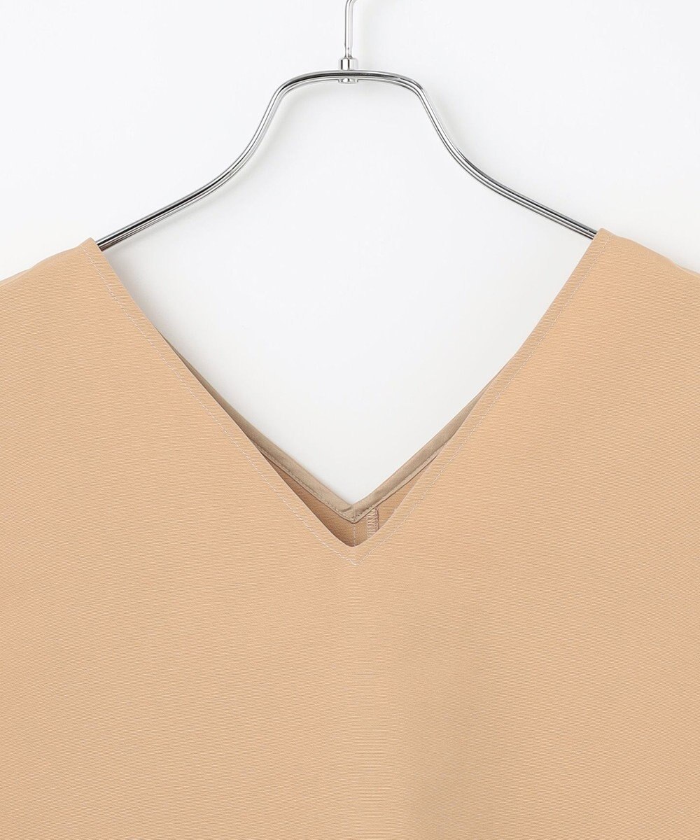 #Newans 【金子綾さんインスタライブご紹介アイテム】〈小柄さんにお勧め〉フリルヘムジレブラウス 