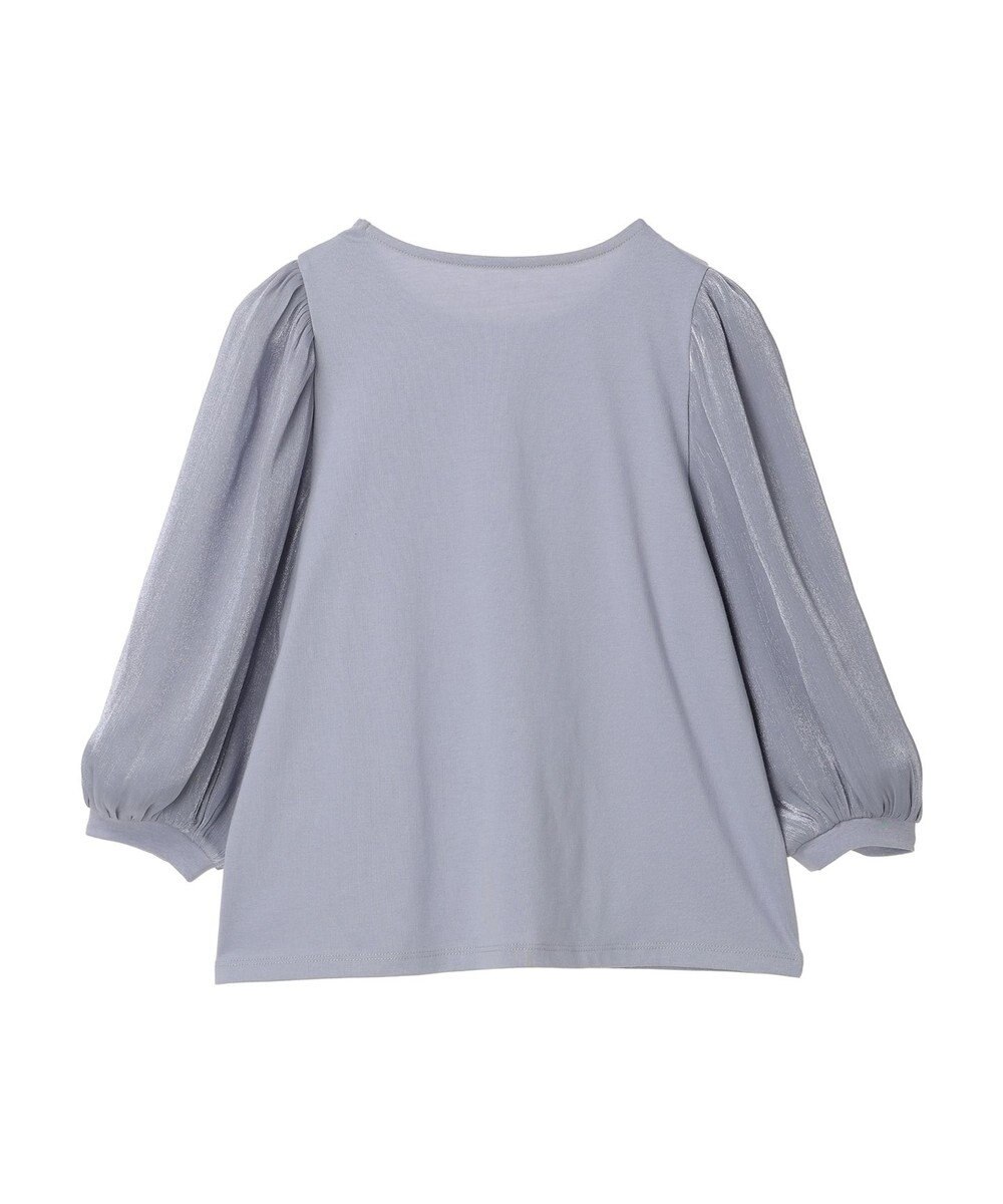 earth music&ecology ラメスリーブプルオーバー 