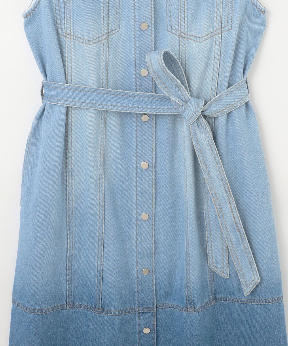 GRACE CONTINENTAL デニムストレートロングワンピース2 