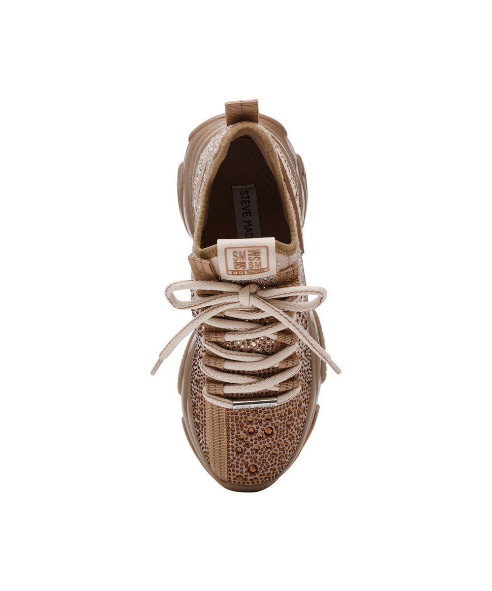 STEVE MADDEN MISTICA ビジューアクセントボリュームスニーカー 
