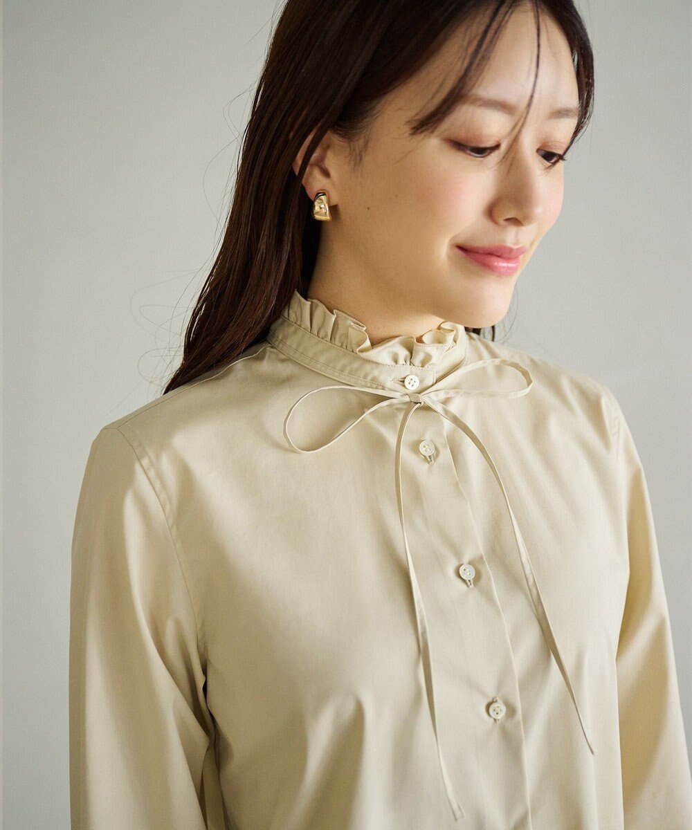 #Newans フリルカラーノーブルブラウス 