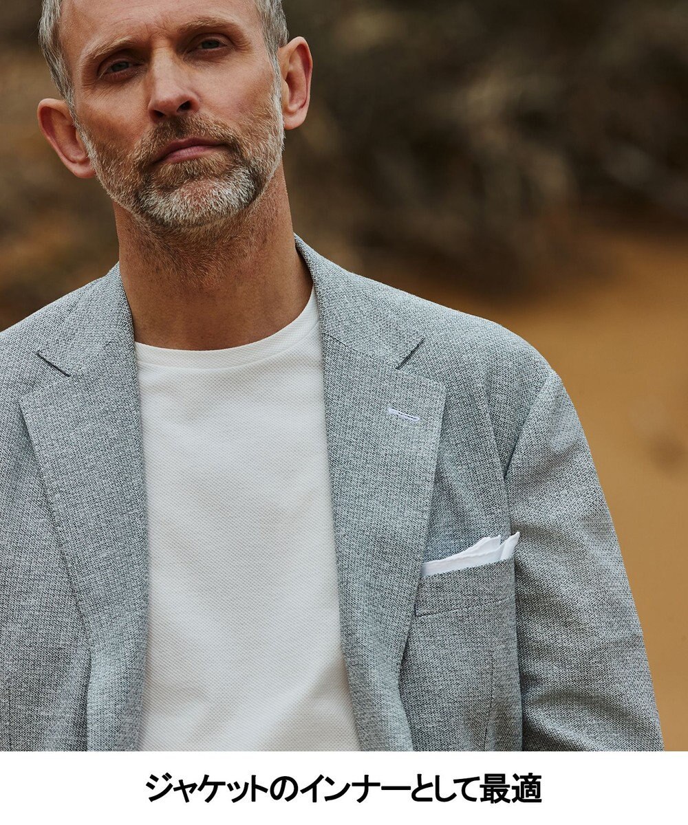 GOTAIRIKU キングサイズ登場【サラサラ/高通気】仕事で着られる 鹿の子 BIZ Tシャツ 