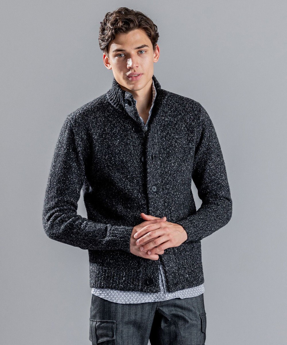 JOSEPH HOMME ツイストメランジ　ニットカーディガン 