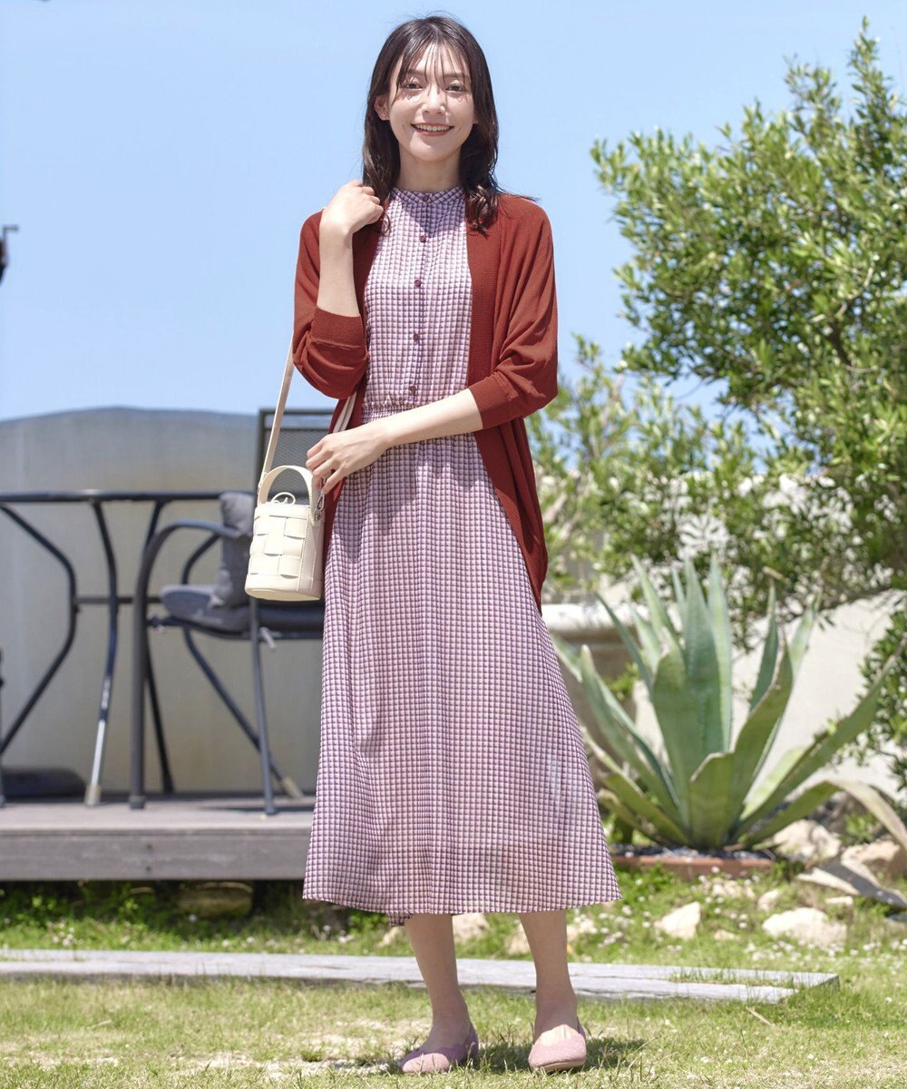 Tiaclasse L 【洗える】体型カバーも叶うドルマンニットカーディガン 