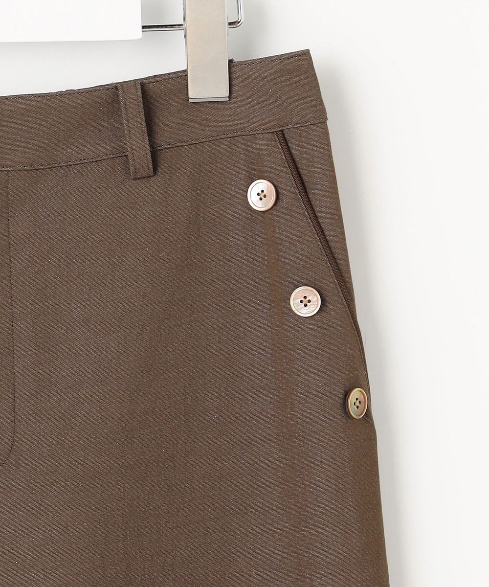 J.PRESS LADIES L 麻シェルドライ ワイド ストレート パンツ 