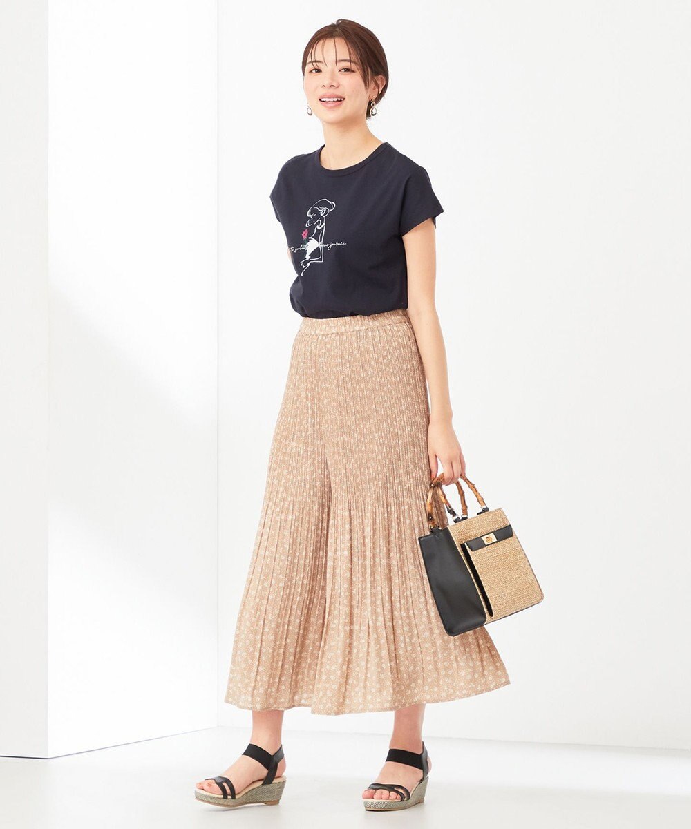 ANY SIS 【JIJI × any SiS】イラストフレンチスリーブ Tシャツ 